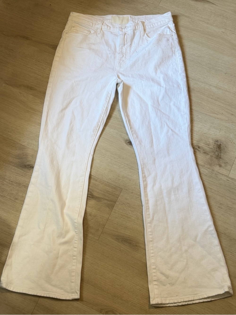 Mother White Weekender Jeans Denim Size 32